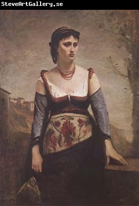 Jean Baptiste Camille  Corot Agostina (mk11)